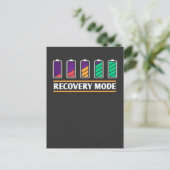 手術回復モードバッテリ動作 ポストカード (スタンド正面)