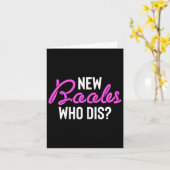 手術回復乳がんに対する新しい乳房 カード (黄色い花)