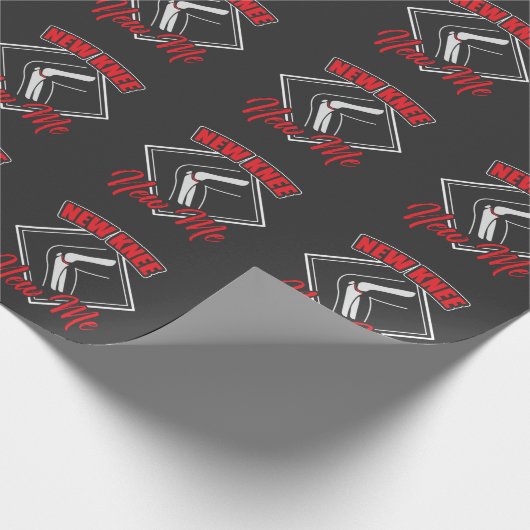 手術回復引用文膝手術が良い贈り物に ラッピングペーパー (角)