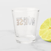 手術室のナースまたはナース評価 ショットグラス (裏面)