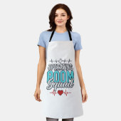 手術室チーム 外科チームTシャツデザイン_1 エプロン (着用した状態)