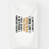 手術室ナース 横断幕 (縦)