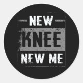 手術後の新しい膝の新しい私の置換手術 ラウンドシール (正面)
