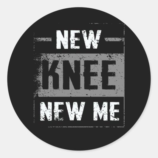 手術後の新しい膝の新しい私の置換手術 ラウンドシール (正面)