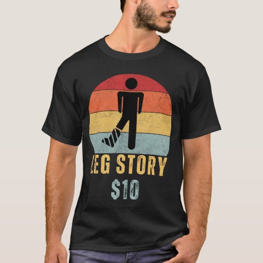 手術後のGagの回復が近い脚ストーリー Tシャツ (正面)