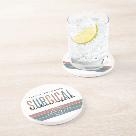 手術技パーソナライズされた術師の週または技術 コースター (側面)