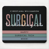手術技パーソナライズされた術師の週または技術 マウスパッド (正面)