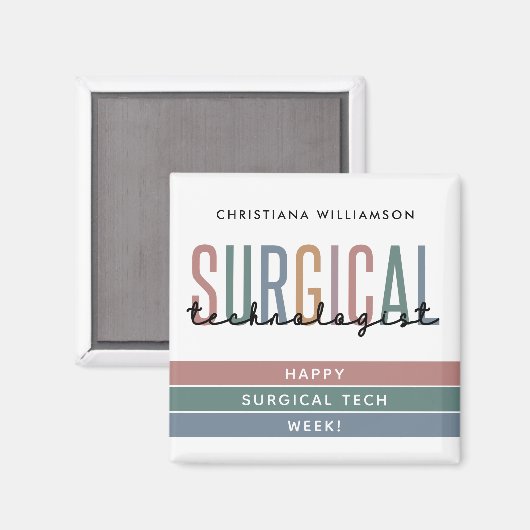 手術技パーソナライズされた術師の週または技術 マグネット (正面/裏面)