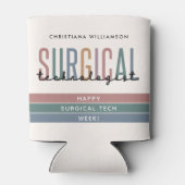 手術技パーソナライズされた術師の週または技術 缶クーラー (裏面)