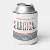 手術技パーソナライズされた術師の週または技術 缶クーラー (缶裏面)