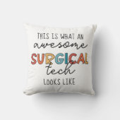 手術技術士おもしろいの手術または技術ギフト クッション (正面)