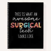 手術技術士おもしろいの手術または技術ギフト ノートブック (正面)