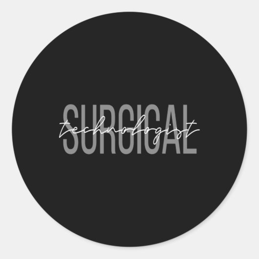 手術技術者スクラブ技術 ラウンドシール (正面)