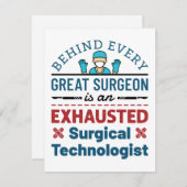 手術技術者外科技術おもしろいことわざ ノートカード (正面/裏面)