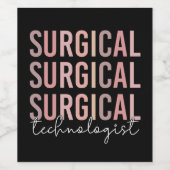 手術技術者外科技術外科 ワインラベル (シングルラベル)