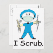 手術技術者 ポストカード (正面/裏面)