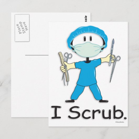 手術技術者 ポストカード (正面/裏面)
