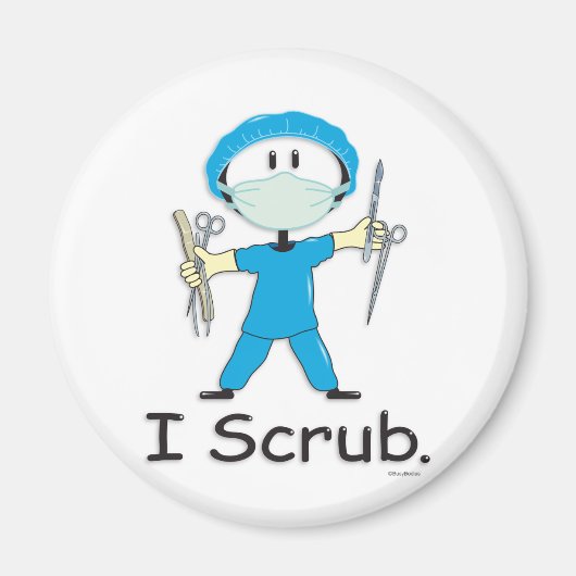 手術技術者 マグネット (正面)