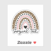 手術技術虹、手術技術者STギフト シール (シート)