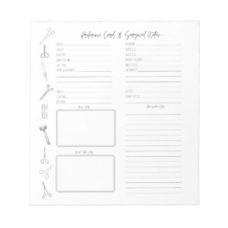 手術技術設定カードノート ノートパッド