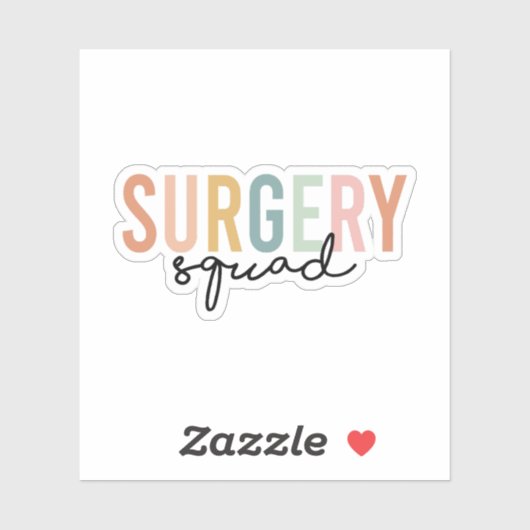 手術班、手術室ナース又はナースギフト シール (シート)