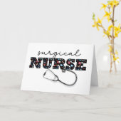 手術用ナースのナース日 カード (黄色い花)