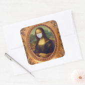 手術用マスクのモナ・リサレオナルド・ダ・ヴィンチ スクエアシール (封筒)