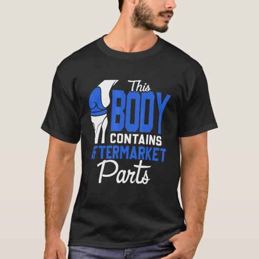 手術膝置換術この体はアフタームを含む Tシャツ (正面)