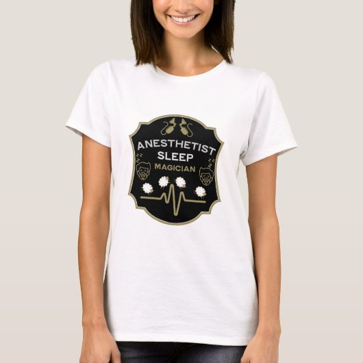 手術麻酔医 Tシャツ (正面)