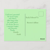 手術 ポストカード (裏面)