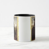 手袋が付いている青年、1514年のポートレート(窓ガラスの油 マグカップ (中央)