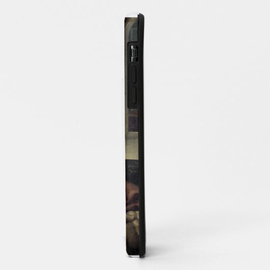 手袋との自画像、c.1498のために調査して下さい Case-Mate iPhoneケース (裏面/左)