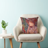 手袋をした女性 クッション (椅子)