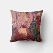 手袋をした女性 クッション (裏面)