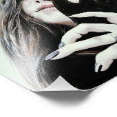 手袋をはめた女芸術的性のポートレート フォトプリント            (角)