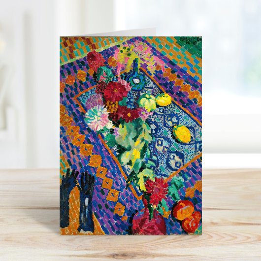 手袋を使った静止時 |ロバート・ドローネー カード