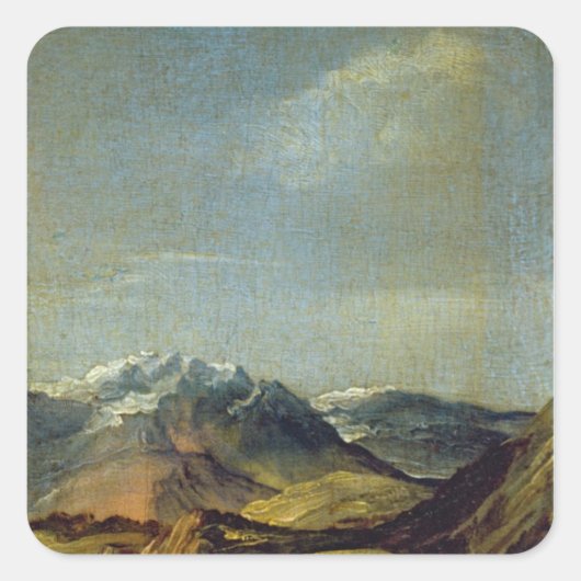 手袋付きセルフポートレート， 1498 スクエアシール (正面)