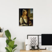 手袋付きセルフポートレート， 1498 ポスター (ホームオフィス)