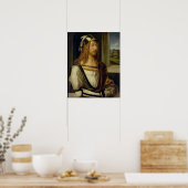 手袋付きセルフポートレート， 1498 ポスター (キッチン)