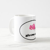 手袋! 明るいピンクのボクシンググラブ コーヒーマグカップ (正面左)