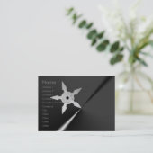 手裏剣プロフィールカード 名刺 (スタンド正面)