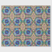 手製のキルト ラッピングペーパー (フラット)