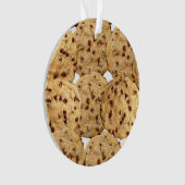 手製のチョコチップクッキー オーナメント (正面)