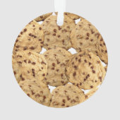 手製のチョコチップクッキー オーナメント (裏面)