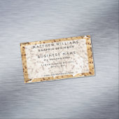 手製のチョコチップクッキー マグネット名刺 (インサイチュ)