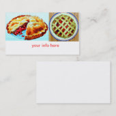 手製パイ名刺 名刺 (正面/裏面)