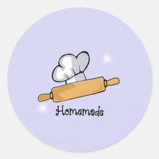 手製ラベル ラウンドシール (正面)