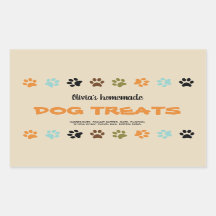 手製犬は瓶のラベルを扱います