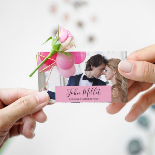 手記プロフェッショナル写真撮影 名刺