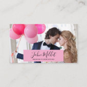 手記プロフェッショナル写真撮影 名刺 (正面)